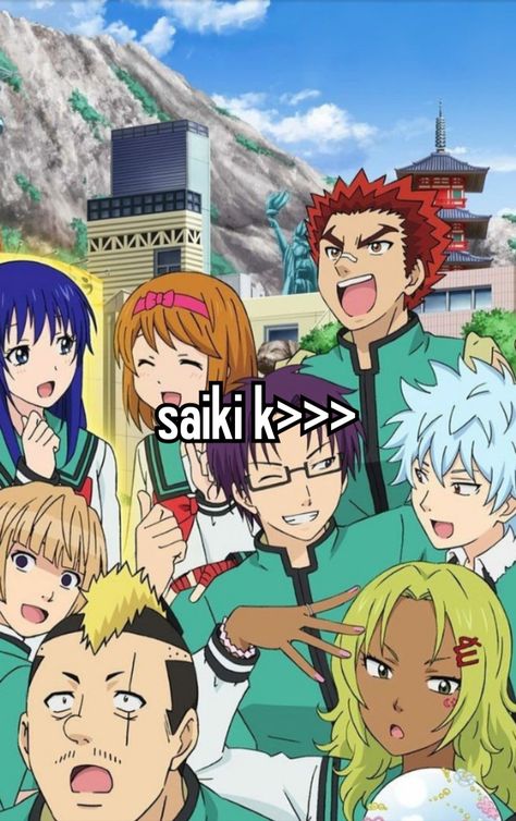 Saiki K Characters Names List, Saiki K Whispers, Saiki Squad, Saiki K Characters, Saiki K Cosplay, Saiki K Manga, Dark Reunion, Taisho Era, Saiki K