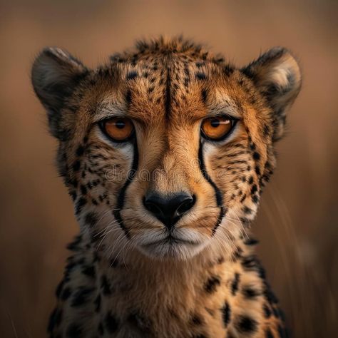 Close up elegant cheetah with intense eyes and detailed spots, blurred savanna background highing royalty free stock photography Intense Eyes, Vector Poster, Fur Texture, Eye Details, Close Up Photography, Stock Photography Free, Blur, Stock Photography, Close Up