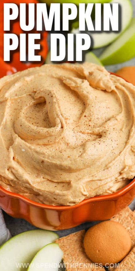 Make this no-bake Pumpkin Dip for a party or potluck. Savory and sweet, this dip is great for dipping with graham crackers, fruit, or gingersnaps! #spendwithpennies #pumpkindip #recipe #pumpkinpiedip Pumpkin Fluff Dip With Vanilla Pudding, Pumpkin Fluff Dip Cool Whip Keto, Pumpkin Puree And Cool Whip, Pie, Pumpkin Dip With Cool Whip And Vanilla Pudding, Pumpkin Pie Dip With Cool Whip And Vanilla Pudding, Pumpkin Pie Dip With Vanilla Pudding, Pumpkin Spice Dip Cool Whip, Cool Whip Ideas