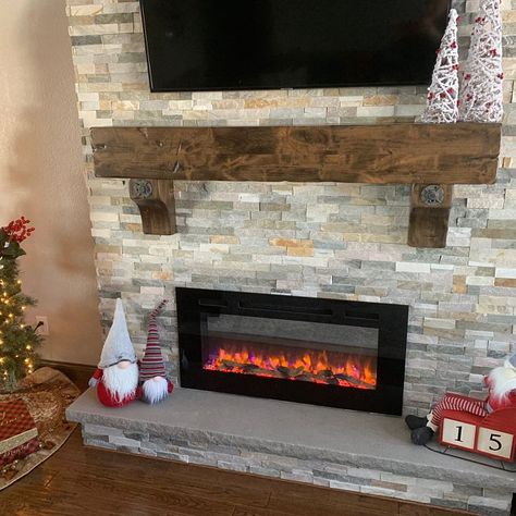 Railroad Tie, Natural Stone Backsplash, Craftsman Fireplace, Cabin Remodel, Tall Fireplace, Fireplace Mantel Shelf, Shelf Vintage, Vintage Fireplace, Vintage Craftsman