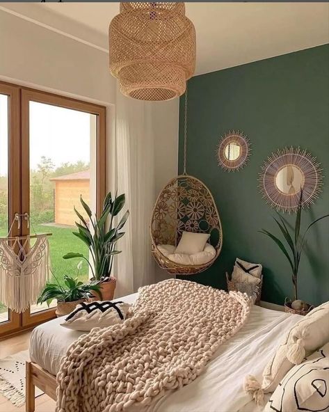 Elevate your bedroom with boho ideas that craft a cozy sanctuary of comfort. Infuse earthy tones, plush textiles, and natural elements for an inviting atmosphere. Embrace the bohemian spirit through patterns, macrame accents, and lush greenery. Create a haven that envelopes you in relaxation and embodies boho allure. 🌿🏞️ #bohosanctuary #earthytones #plushcomfort #bohemianvibes #cozybohobedroomideas Bedroom Ideas For Couples Modern, Boho Room Decor, Hula Girl, Boho Bedroom Decor, House Interior Decor, Room Ideas Bedroom, Aesthetic Bedroom, Boho Bedroom, Cozy Bedroom