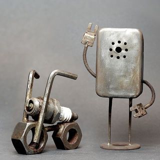 In this Instructable, I'll show you the absolute basics for making silver-soldered joints that are simple, and structural.To accomplish this, these are the MAIN... Miller Welding, Metal Sculpture Artists, Welding Training, Welding Process, Welding Art Projects, Arc Welding, Metal Welding, Steel Sculpture, How To Make Paint