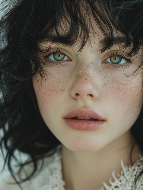 Women With Freckles, Shots Photography, Close Up Faces, Beautiful Freckles, Reference Photos For Artists, 얼굴 그리기, Inspo Pics, Female Face, Face Photography