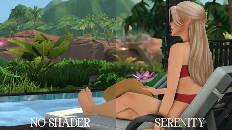 Here it is, finally, my newest shader preset, Serenity. This shader focuses on smooth and not oversaturated colour with a balance of shadows that work in all forms of gameplay. These presets are comp… Sims 4 Gameplay Reshade Presets, Sims Shaders Cc, Sims 4 Cc Reshade Presets, Shader Sims 4, Sims 4 Cc Gshade Presets, Sims 4 Gshade Presets Realistic, Sims 4 Shaders Mod, Sims 4 Gshade Presets Gameplay, Reshade Preset Sims 4