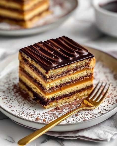 Pastel Opera, Opera Cake, Ground Almonds, Granulated Sugar, 1 Cup, Opera, Almond, Pastel, France