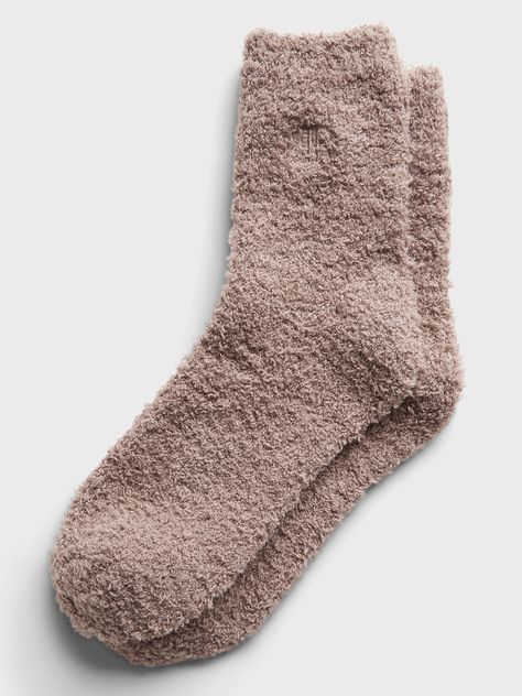 Cozy socks get even better thanks to a special eyelash yarn, which adds softness, stretch, and a fuzzy look.  Hits just above the ankle. Fuzzy Socks Aesthetic, Spa Night Party, Xmas Gift Guide, Socks Aesthetic, Silly Socks, Dark Acadamia, Secret Santa Presents, Eyelash Yarn, Fluffy Socks