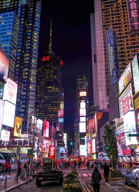 #citylife #nyc Neon, Street At Night, At Night, New York, Square