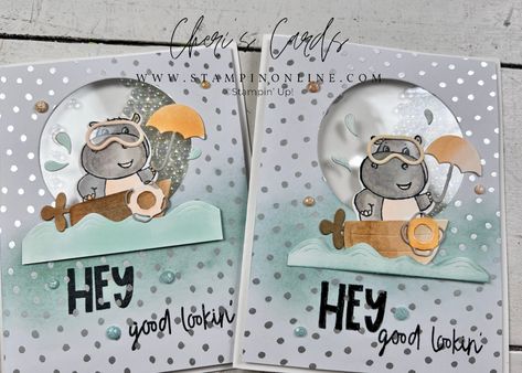 Shaker Card Fun & LOTS of Saleabration Choices – Hip Hip Hippos Stampin Up Card Making Kids, Simple Card Designs, Card Folds, Baby Themes, Hip Hip, July 2022, Kids Birthday Cards, Shaker Cards, Stamping Up Cards