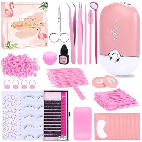 325 PCS Professional Lash Extension Supplies Kit with Lash Clusters,Lash Fan, Extension Glue,Eyelash Remover,Tweezers, Eyelash Extension Kit for Beginners Lash Fan, Eyelash Remover, Eye Gel Pads, Natural False Lashes, Lash Extension Supplies, Lash Extension Kit, Professional Eyelash Extensions, Lash Clusters, Eyelash Extension Supplies