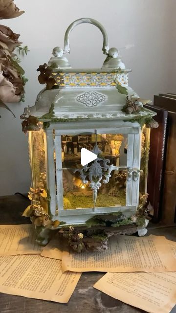 12K views · 3.4K likes | The Faery Forest on Instagram: "Soo excited to finally show y’all the lantern Joey has been working on! A magical faery fireplace 🥰 As you can see LOTS of time went into the details of this one, and it’s completely unique and one of a kind! And one of the biggest things he did differently this time was instead of being battery operated, this lantern actually plugs in to an outlet like a lamp. It’s gonna be hard to part with this one and not keep it for ourselves 😅 Did you see the fireplace and how the light flickers?! 😍 We hope y’all love it! . We’re still undecided on how we will sell this piece, but the plan is to make it available next Saturday, March 30th. We’ve had to take a lot of time off work due to the arrival of our baby girl, so that’s been a bit of a The Lantern, Off Work, The Fireplace, Our Baby, The Arrival, Book Nooks, The Plan, Battery Operated, Love Is All