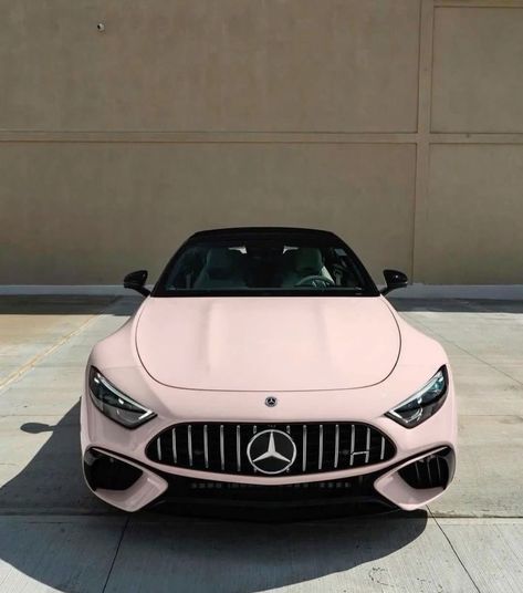 Luxury Cars Pink Mercedes, Mercedes Girl, Cars Mercedes, Dream Cars Mercedes, Girly Car, Lux Cars, Mercedes Car, Classy Cars, Pink Car