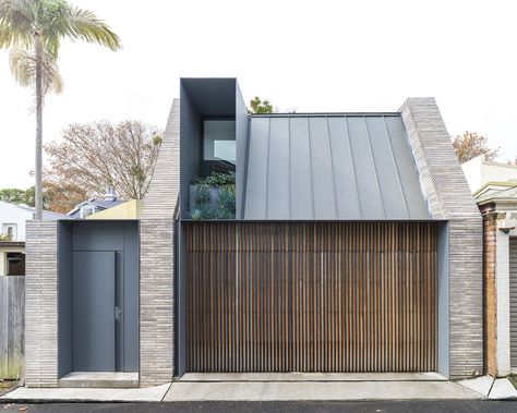 Woollahra Village House - Tobias Partners - Award Winning Paddington Luxury Architects Tobias Partners, Chinese Elm Tree, Skillion Roof, Ensuite Bedroom, Natural Palette, Village House, Studio Room, House Interiors, Courtyard Garden