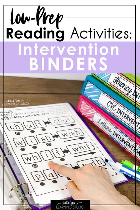 Fun ideas for how to teach reading to beginning readers in kindergarten, 1st grade, or second grade. These reading activities are great for hands on practice for kids at home or classroom in grade 1 or 2nd grade. No prep teaching strategies and games that are engaging for beginner or for struggling readers. Use in guided reading or reading intervention for first grade or for 2nd grade. Fun ways to teach kids how to read with simple and easy lesson plans. #teaching #firstgrade #2ndgrade #teachers First Day Of Reading Intervention, How To Teach 1st Grade Reading, Reading Strategies For Kindergarten, Literacy Intervention First Grade, Reading Practice Kindergarten, Tutoring Games Reading, Pre A Reading Activities, Help First Grader Read, Fluency Intervention 2nd Grade