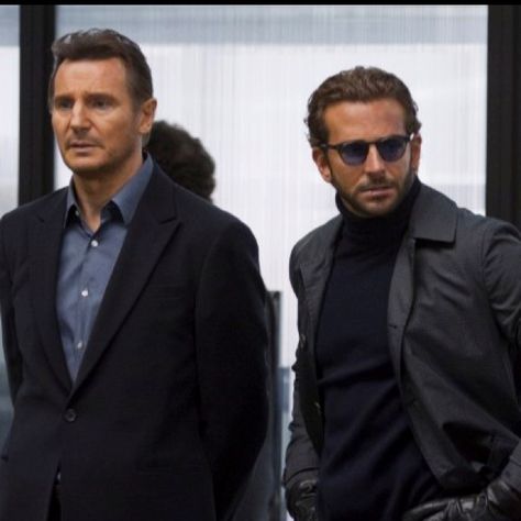 Two of the coolest actors in the game... Bradley Cooper A Team, Sharlto Copley, Rampage Jackson, George Peppard, Patrick Wilson, Daniel Day, Liam Neeson, Movies And Series, Jessica Biel