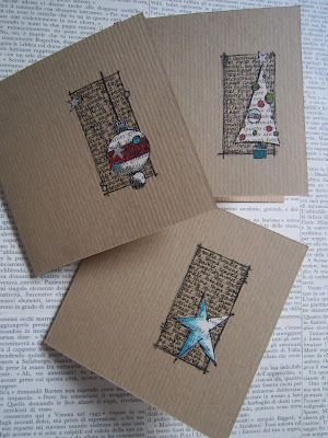 Simple Homemade Christmas Cards Hantverk Diy, Xmas Card Ideas, Christmas Card Inspiration, Homemade Christmas Cards, Handmade Christmas Cards, Xmas Card, Diy Christmas Cards, Christmas Cards To Make, Christmas Tags