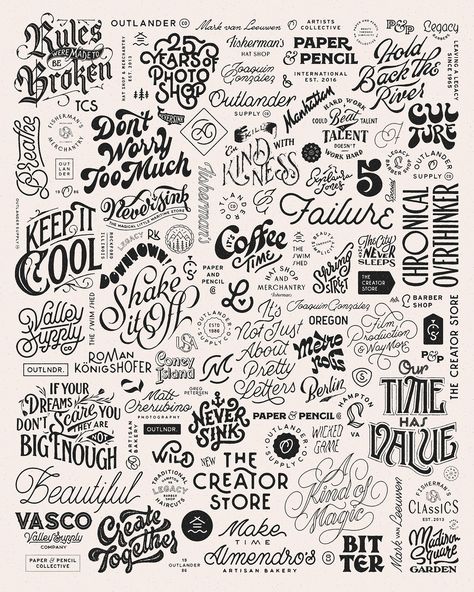 Check out this @Behance project: "Lettering Collection" https://www.behance.net/gallery/78057539/Lettering-Collection Different Types Of Lettering, Mary Kate Mcdevitt, Face Quotes, Lettering Guide, Hand Lettering Styles, Hand Lettering Inspiration, Typography Love, Tattoo Lettering Fonts, How To Write Calligraphy