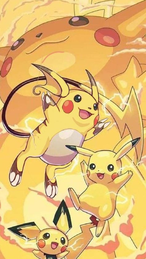 Pichu Wallpaper, Raichu Wallpaper, Raichu Art, Pikachu And Raichu, Raichu Pokemon, Pokemon Raichu, Pichu Pikachu Raichu, Pikachu Evolution, Pokemon Vs Digimon