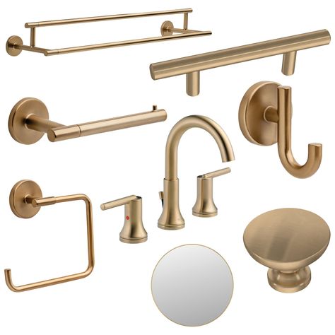 Aged Brass Bathroom Fixtures, Champagne Bronze Bathroom Fixtures, Delta Champagne Bronze Bathroom, Delta Trinsic Champagne Bronze, Champagne Bronze Bathroom, Gold Bathroom Fixtures, Delta Champagne Bronze, Brass Bathroom Fixtures, Bronze Bathroom Fixtures