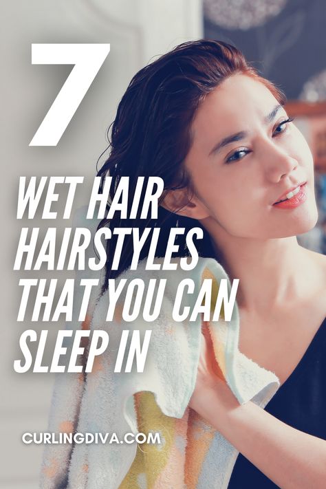 Do you have love taking nightly showers just before going to bed? Perhaps your work requires you to, or it's just a matter of preference. Waiting for your hair to dry might take ages, and sometimes you'd rather not use the hair dryer. Here are 7 hairstyles to sleep in with wet hair. Here are 7 hairstyles that you can rock to bed even with your damp hair. The beauty of these hairstyles is that you can easily style them and step out of the house looking great the next day Ideas For Wet Hair Hairstyles, What To Do With Wet Curly Hair Overnight, Healthy Ways To Wear Your Hair To Bed, Braided Hairstyles To Sleep In, How To Sleep On Wet Hair, Going To Bed With Wet Curly Hair, Safe Hairstyles For Wet Hair, Sleep With Wet Hair Curls, Out The Shower Hairstyles Wet Hair