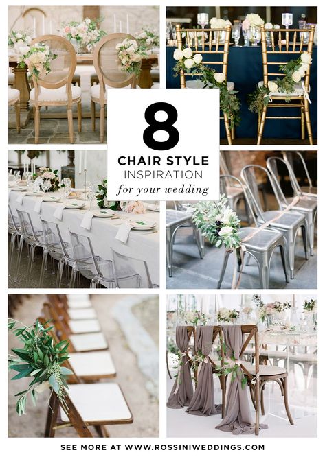 Choose your perfect chair to best compliment your wedding location and overall aesthetic - these are our eight favourite styles this season.