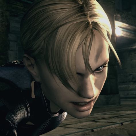 #residentevil #jillvalentine Re5 Jill, Jill Valentine Icon, Valentine Icon, Jill Sandwich, Black Catsuit, Resident Evil Girl, Resident Evil 5, Jill Valentine, Blonde Women