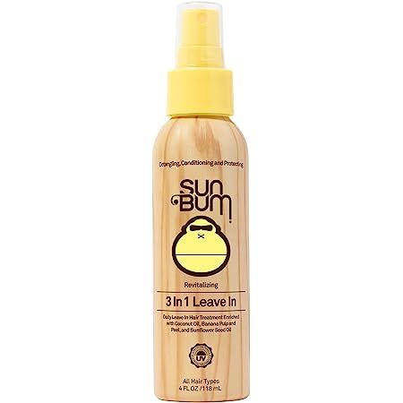 Amazon.com : Sun Bum Revitalizing 3 in 1 Leave-In Conditioner Spray Detangler | Anti Frizz , Paraben and Gluten Free, Vegan, and Color Safe with UV Protection | 4 oz : Beauty & Personal Care Beach Hairstyles For Long Hair, Sun Bum, Coconut Oil Hair, Anti Frizz, Frizz Control, Leave In Conditioner, Anti Frizz Products, Silky Hair, Natural Body