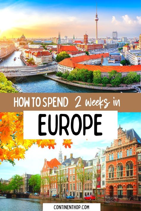 How to Spend 2 Weeks in Europe | Europe is vast and honestly it is impossible to cover all of it in 2 weeks however depending on your travel style, it is possible to cover quite a few places if planned right! Here’s 6 in-depth European itinerary 2 weeks to help you see the best of Europe on your 2 week trip to Europe! Europe By Train 2 Weeks, European Vacation Itinerary, 2 Weeks In Europe, European Itinerary, Europe Itinerary, Travel Europe Cheap, European Itineraries, Trip To Europe, Europe Trip Itinerary