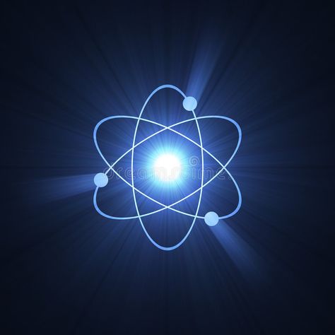 Atomic sign atom structure halo. Illustration of atomic symbol with powerful blu , #SPONSORED, #Illustration, #halo, #symbol, #atomic, #sign #ad Halo Illustration, Atom Structure, Atomic Symbol, Light Flare, Black N White, Atom, Blue Light, Stock Images Free, Beams