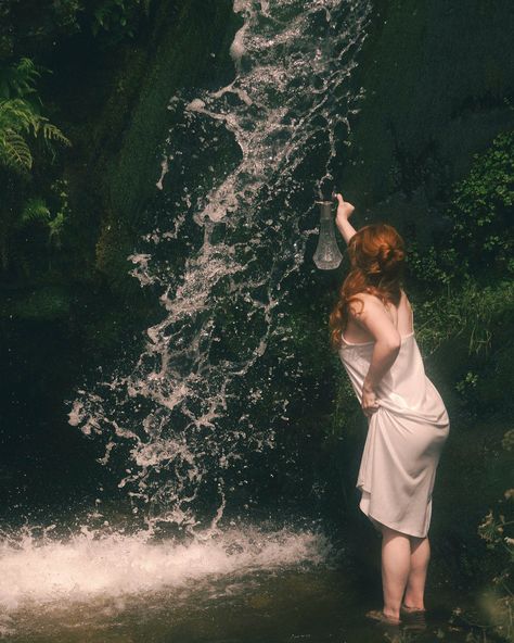 **Nymph (noun)**: A nymph is a mythological spirit often depicted as a beautiful maiden inhabiting rivers, woods, or other natural locations, symbolising nature’s beauty and purity. More magic captured in Isle of Man locations… #cottagecore #naturespirit #woodlandmagic #enchantedforest #rusticcharm #mythicalbeauty #iomstory #pastoralfantasy #whimsy #isleofman #isleofmanaesthetic #preraphaelite #enchantedliving #faeriemagazine #quietinthewild Wood Nymphs, Goddess Aesthetic, Ancient Kingdom, Wild Forest, Nature Spirits, Pre Raphaelite, Forest Fairy, Isle Of Man, Enchanted Forest