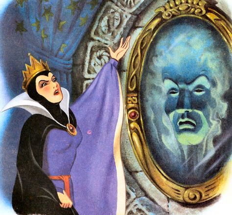 Snow White 8 Snow White Magic Mirror, Walt Disney Studio, Ivan Cruz, Snow White 1937, Snow White Queen, Disney Movie Art, Snow White Seven Dwarfs, Evil Disney, Disney Enchanted