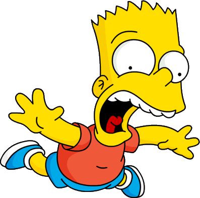 The Simpsons Facts you didn't know at ←FACTSlides→ The Simpsons, Bart Simpson, Running