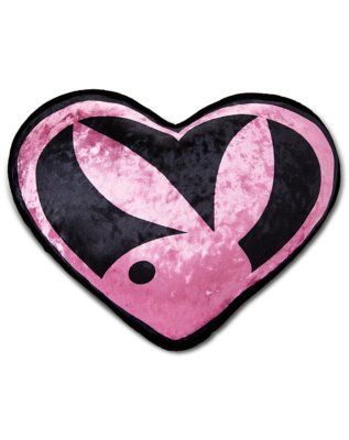 Elevate your bedroom with this adorable Pink and Black Playboy Heart Pillow. This comfy accessory will make a bold statement in any room! Officially licensed Exclusively at Spencer's Dimensions: 15" H x 18" W Material: Polyester, spandex Care: Spot clean Imported 2000s Room, Black Room Decor, Y2k Bedroom, Y2k Room, Pink Room Decor, Fur Pillow, Grunge Room, Pillow Decor, Heart Pillow