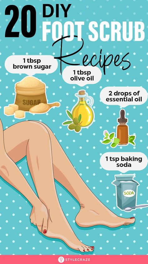 Diy Foot Scrub Recipes, Homemade Foot Cream, Foot Scrub Recipe, Homemade Foot Scrub, Diy Foot Soak, Diy Pedicure, Diy Body Scrub, Pedicure At Home, Foot Scrub