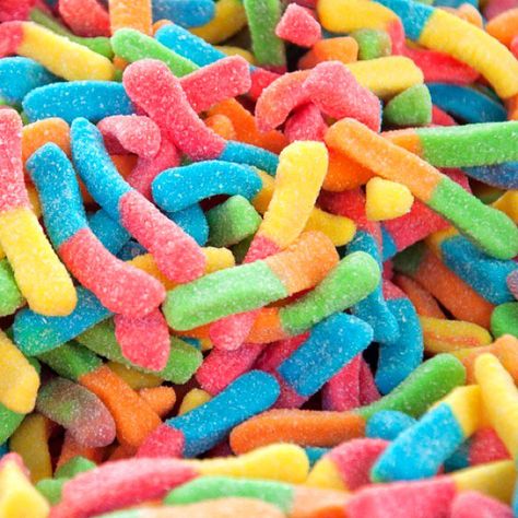 You can just taste the flavours 🤤  Sugar Coated Glow Worms available to order straight from our Pick and Mix Sweets page today along with many more of your favourite sweet treats 🍬 Sour Worms, Sour Gummy Worms, Gummy Worms, Rainbow Food, Food Wallpaper, Sour Candy, Favorite Candy, Colorful Candy, Fruit Snacks