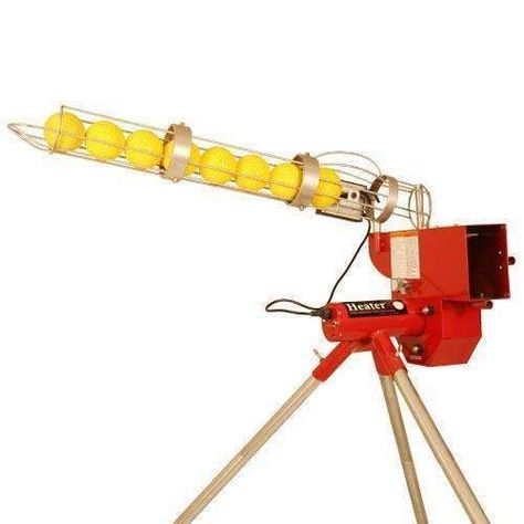 Heater Real 12 Inch Softball Pitching Machine with Auto Ball Feeder Home Batting Cage, Softball Pitching Machine, Batting Cage, Softball Pitcher, Slow Pitch Softball, Pitching Machines, Softball Training, Pitching Machine, Softball Pitching