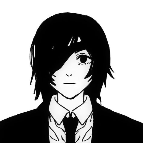 Chainsaw Man Icon, Man Icon, Chainsaw Man, Chainsaw, Black And White, Anime, White, Black