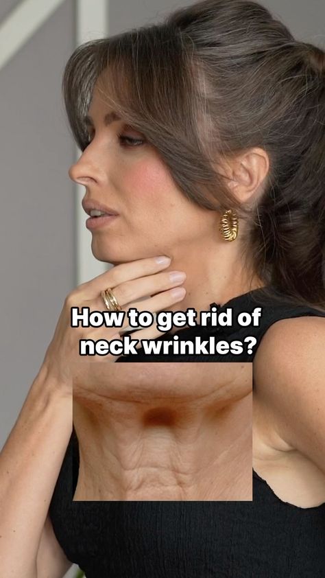 Instagram Neck Wrinkles Get Rid Of, Facial Excersizes, Tomato Skin Care, Turkey Neck Exercises, Jaw Exercises, Face Lift Exercises, Facial Exercise, Facial Massage Routine, Lymph Massage