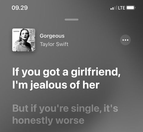 Gorgeous Taylor Swift Lyrics, Frases Taylor Swift, Songs That Describe Me, Get A Girlfriend, Meaningful Lyrics, Im Jealous, Spotify Lyrics, Fotografi Alam Semula Jadi, Lyrics Aesthetic