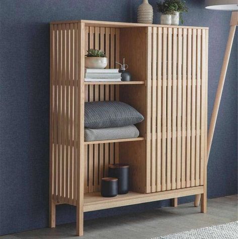 Modern + Natural + Elegant Vertical Line 🤍 Meet our stylish Linear Large Storage Unit perfect for ornaments books and accessories to complete the home office look. Tap to shop. . . . #stylishstorage #storageideas #modernandcontemporary #naturalstorage #homeofficedecor #homeoffice #duckbarninteriors #shoplocal #shopsmall #supportsmallbusiness #supportlocal Low Storage Unit, Garden Trading, Pouf Design, Scandi Interiors, Wooden Storage Cabinet, Circular Rugs, Hemma Diy, Large Shelves, Large Garden