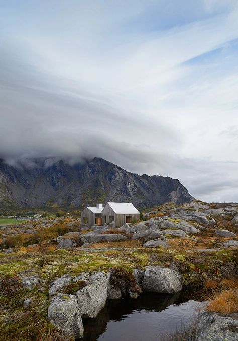 Vega Cottage is Norway's Best Cabin - Ultimate Alpine Modern Cabin | Field Mag Small Scandinavian House, Alpine Modern, Cottage House Interior, Norway House, Cottage Inspiration, Nordland, Arctic Circle, Modern Cabin, Izu