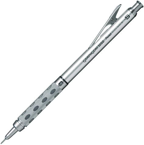 Graph Gear 1000, Pentel Mechanical Pencils, Best Mechanical Pencil, Mechanical Pen, Drafting Pencil, Metal Barrel, Mechanical Pencil, Mechanical Pencils, Brushed Metal