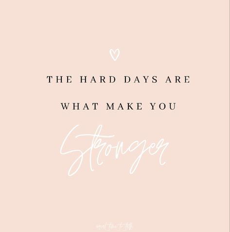 The hard days are what make you stronger #quotes #quoteoftheday #quotestoliveby #quotesaboutlife #quotesgram #mondaymotivation #mondayquotes #strongertogether #stronger #instagram Quotes To Make You Stronger, I’ll Come Back Stronger Quotes, Stronger Everyday Quotes, Motherhood Hard Days Quotes, Stronger Relationship Quotes, Hard Mom Days Quotes, 3 Months Quotes, Hard Days As A Mom Quotes, Hard Days Quotes Inspiration