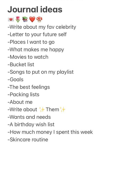 Things To Add In Journal, Things I Dont Like Journal, Fun Things To Do In Your Journal, Neat Journal Ideas, Things To Write In Your Journal Everyday, Things I Wanted To Say But Never Did Journal Ideas, Write Diary Ideas, What Can I Wright On My Journal, Writing When Bored