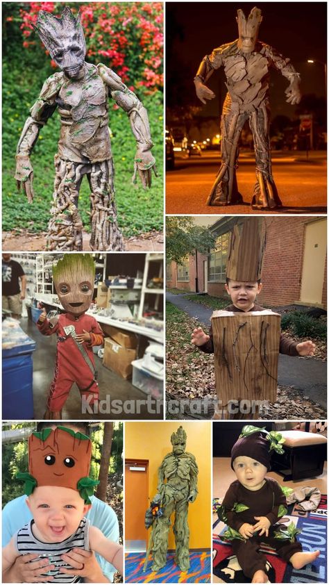 Groot Costume DIY Ideas for Kids Check more at https://www.kidsartncraft.com/groot-costume-diy-ideas-for-kids/ Groot Costume Diy, Costume Diy Ideas, Diy Ideas For Kids, Groot Costume, Boys Halloween Costumes Diy, Costumes Diy, Boy Halloween Costumes, Costume Diy, Halloween Boys