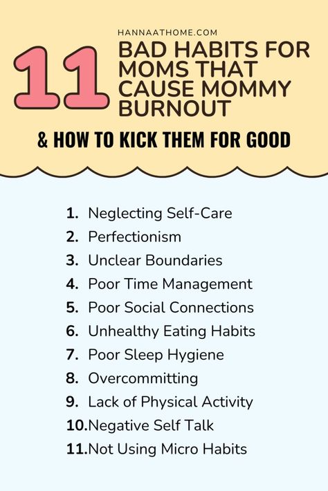 mom burnout recovery, bad habit examples, new mom habits, mommy burnout Burnout Symptoms, Micro Habits, Mommy Burnout, Burnout Tips, Burnout Quotes, Habit Planner, Break A Habit, Tiny Habit, Mom Burnout