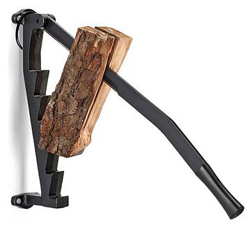 Wall-Mounted Kindling Splitter Wood Splitter, Log Splitter, Rocket Stoves, Metal Projects, Off Grid Living, Camping Survival, Welding Projects, Wood Stove, Off The Grid