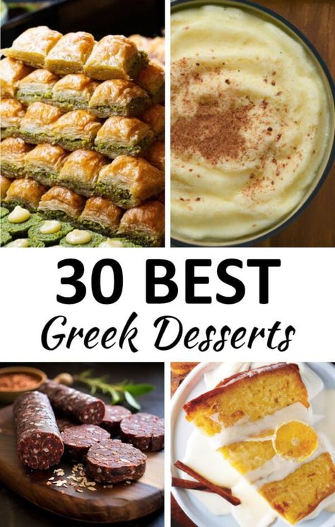 Gf Mediterranean Recipes, Easy Greek Dessert Recipes, Greek Sweets Desserts, Greece Dessert Recipes, Greek Desert Ideas, Desserts For Men, Greek Desserts Authentic, Authentic Greek Recipes Desserts, Greek Desserts Easy