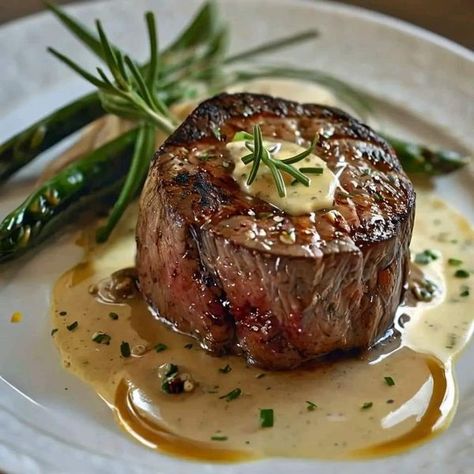 Ina Garten Recipes 🍰🍟🍕🍿 | 🥩 Filet Mignon with Creamy Parmesan Mustard Sauce 🧀 | Facebook Filet Mignon With Creamy Parmesan Mustard Sauce, Beef Entrees, Mignon Steak, Filet Mignon Recipes, Filet Mignon Steak, Creamy Mustard Sauce, Beef Steak Recipes