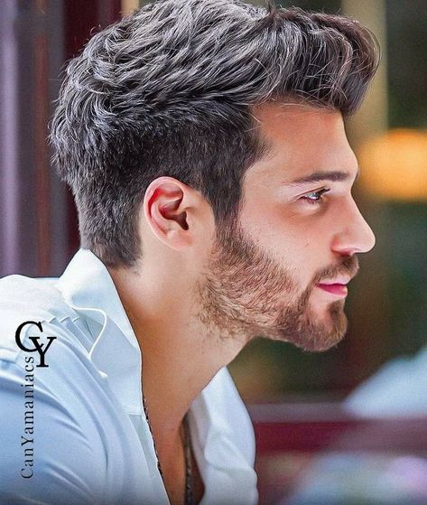 Medium On Top Short On Sides Men, Haircut For Small Head, Can Yaman Short Hair, Gents Haircut, Faded Beard Styles, Trending Hairstyles For Men, Man Hairstyle, Men Fade Haircut Short, Mens Haircuts Short Hair