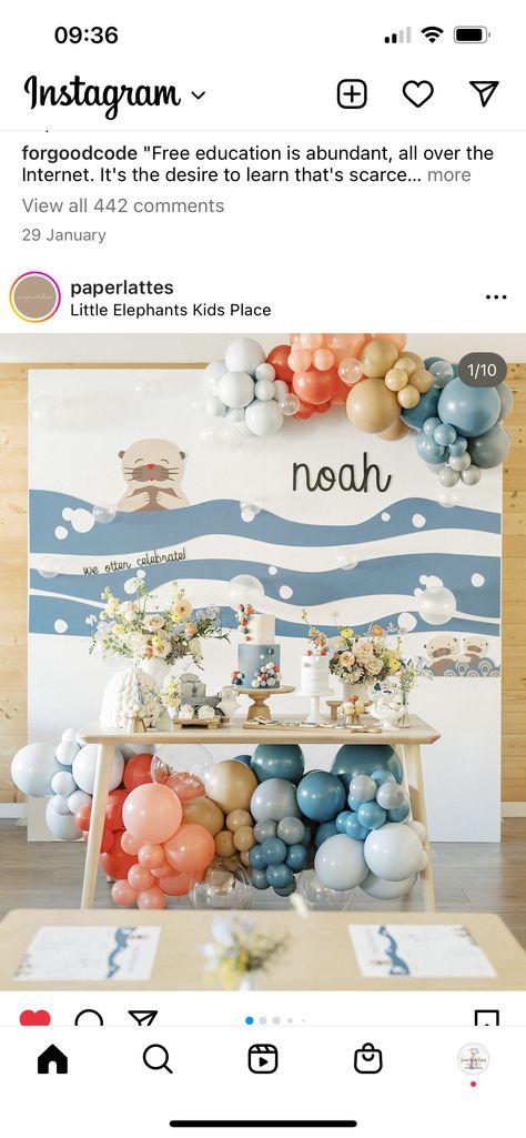 One Der The Sea First Birthday Boy, First Birthday Boy Themes Summer, Whale Birthday Parties, Baby Party Themes, Kids Party Planning, 3rd Birthday Boys, Whale Birthday, Simple Birthday Party, Winter Birthday Parties